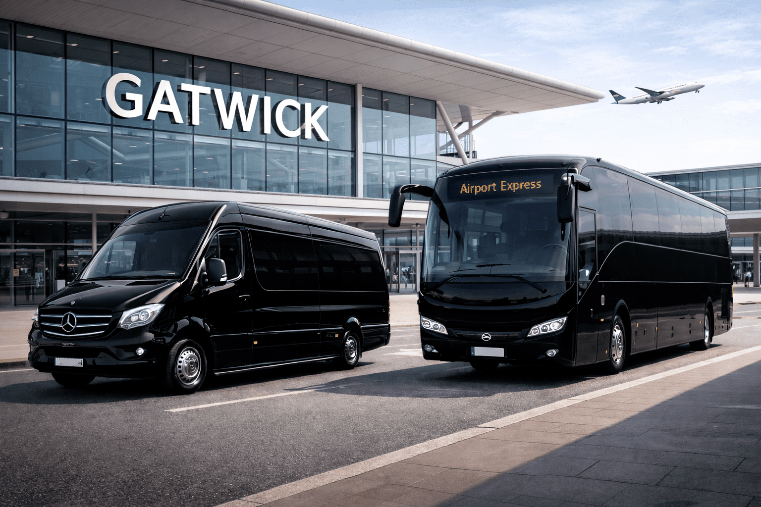 Gatwick Airport Minibus and Coach Hire from Ilford