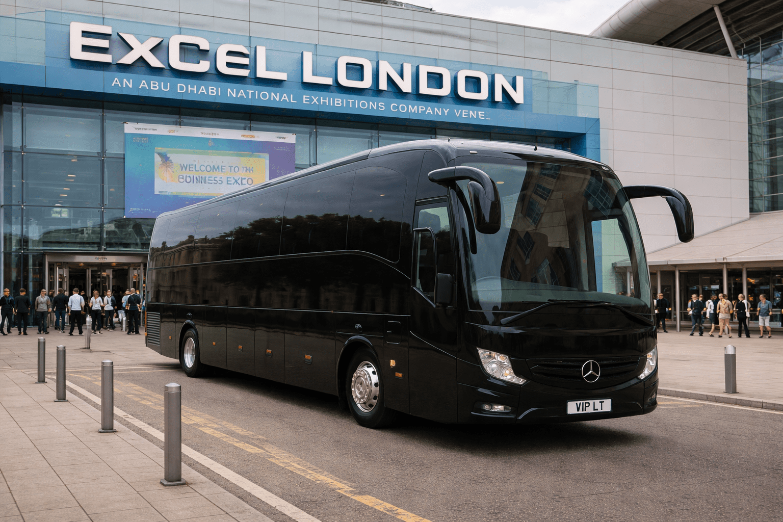 Conference and exhibition transport minibus and coach hire